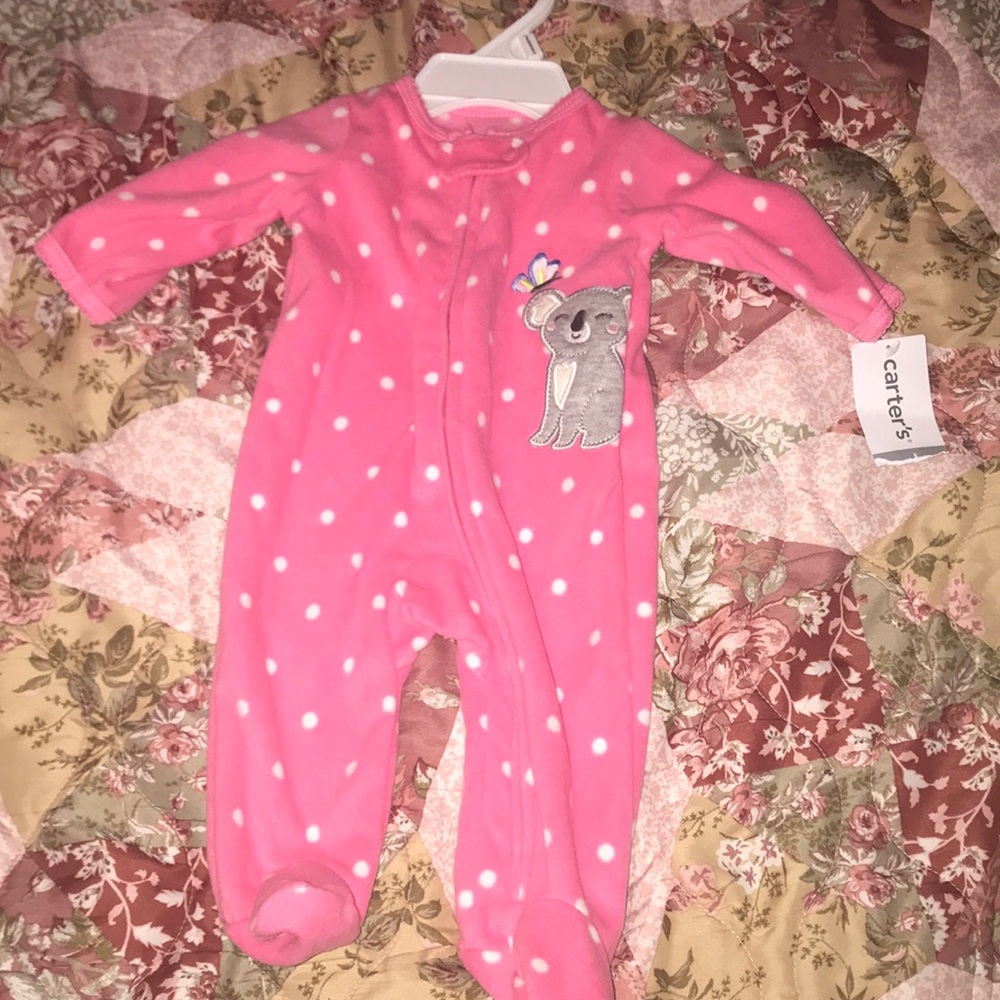 Koala zip up fleece sleep and play.